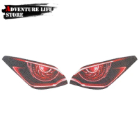 For YAMAHA MT-09 Tracer MT09 MT 09 2017-2018 Motorcycle 3D Front Fairing Headlight Stickers Guard Head light protection Sticker