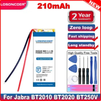 210mAh Bluetooth Headset Bt2010 Bluetooth 401030 401230 for Jabra BT2020 For Plantronics explorer 55 battery