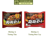 [GÓI LẺ] - SAMYANG - Mì trộn Samyang Chacharoni 2 vị: Tương tàu, Jjajang cay, Mì trộn Chacharoni Sam
