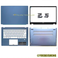 New/org For Acer Swift 3X SF314-510G SF314-510 N20H3 LCD Back Cover /Front Bezel /Palrmest Upper Cover /Bottom case /Hinge.Blue