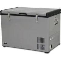 65 Qt Portable Refrigerator &amp; Deep, AC 110V/ DC 12V, Real Chest Freezer w/-8°F to 50°F Temperature Range
