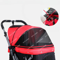 Dodopet Pet Stroller Dog out Trolley Small and Medium-Sized Dogs Dog Walking Car Cat Car Portable Foldable