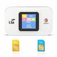 ZONCH E180 PRO 4G LTE 150/300MBPS 3000MAH LCD 旅行路由器 白色 2852