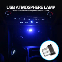 Mini USB Light LED Car Ambient Light Neon Interior Light Car for Volvo Xc60 Bmw X3 Seat Leon Mk1 Neon Laser Light