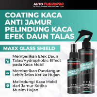 Maxx Glass Shiled - Cairan Coating Untuk Membersihkan Kaca Mobil, Bebas Jamur, Debu & Memberikan Efe