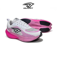Sepatu Running Pria Wanita Estevao Separu Lari White Parple 38 Putih Ungu