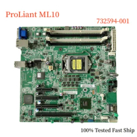 732594-001 For HP ProLiant ML10 Motherboard 728188-001 C216 LGA1155 DDR3 Mainboard 100% Tested Fast Ship