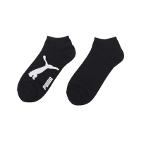 Puma 襪子 Fashion No-Show Socks 男女款 黑 白 踝襪 船型襪 單雙入 BB123302