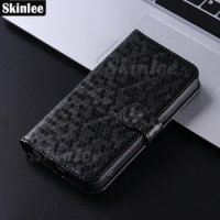 Skinlee For OnePlus Nord N30 SE 5G Flip Case Polka Dot Leather Magnetic Wallet Stand Back Cover For Nord N30 N20 SE Casing
