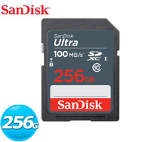 【現折$50 最高回饋3000點】SanDisk Ultra SDXC 256GB 記憶卡 (100MB/s)
