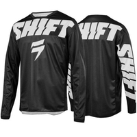 SHIFT速降服自行車騎行服長袖上衣機車T恤越野摩托賽車隊服可定制