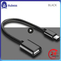 Elough USB Type C OTG Adapter Cable USB C Male To USB 2.0 Female OTG Converter Data Transfer for Macbook