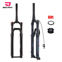Bolany 27.5 29 Boost Fork Thru Axle Suspension 32 RL Quick Release Tapered Rebound Adjustment Bracket for MTB Accessories