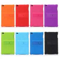 Tablet stand Cover For Lenovo Tab E8 Silicone back TPU Case For Lenovo Tab E8 TB-8304 8.0 inch Tablet Case + Stylus