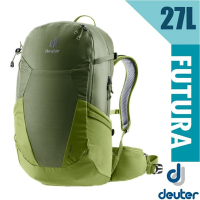 【Deuter】Futura 27L 輕量網架式透氣背包_3400321 綠