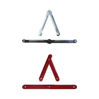 2x Ladder Leveler Accessories Attachment Metal Bracket Fixed Support Folding Step Ladder Hinge Herringbone Ladder Rod