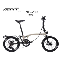 MINT T9B-20D 20Inch Chameleon Folding Bike /9-speed Three Folding Bicycle / Phantom Disc Brake Bike/