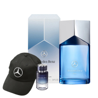【Mercedes-Benz 賓士】三芒星．海洋淡香精100ml(贈品牌帽+隨機小香乙瓶.專櫃公司貨)