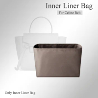 Nylon Purse Organizer Insert for Celine Belt Inner Liner Bag Storage Organizer 1:1 Design Multifunctional Cosmetics Open Bag