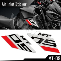 For YAMAHA MT-09 MT 09 MT-09SP MT09 Sticker Air Inlet Decals Intake Scoop Logo Accessories 2019 2018 2017 2016 2015 2014