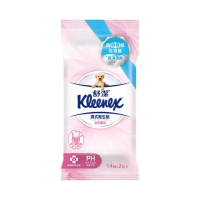 【Kleenex 舒潔】女性專用濕式衛生紙 14張x2包x6組