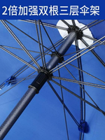 熱銷新品 遮陽傘 太陽傘遮陽傘大型戶外擺攤傘商用大號雨傘廣告傘印刷定制圓傘加厚 雙12MKS