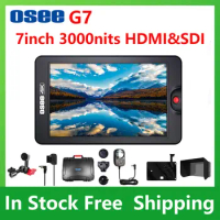 OSEE G7 Monitor 7 Inch Ultra-Bright 3000 Nits DSLR Camera Field HDR Monitor 1920×1200 Full HD 3G SDI 4K HDMI in&amp;Out