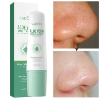 Remove Blackheads Mud Mask Aloe Vera Bubble Mask Deep Cleansing Shrink Pore Oil Control Anti-Acne Whitening Face Skin Care 100g