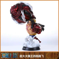 32CM New One Piece Gear Fourth Luffy Figure Snake Man Luffy Monkey D Luffy Figurine Gear 4 luffy Statue Collection Toy