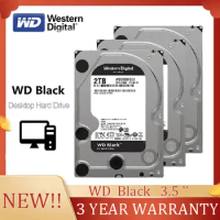 Western Digital WD Black 1TB 2TB 4TB 6TB 8TB 3.5 Inch Hard Disk Drive SATA3 High Performance Desktop Hard Disk Drive Game HDD