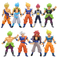 Dragon Ball Z Super Saiyan Anime Figurine Model GK Rose Goku Action Figure DBZ Gohan Figures Vegeta Statue Collection Toy Figma