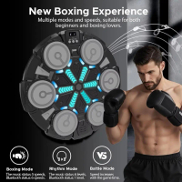 Interactive Music Boxing Game Music Punch Machine Beat Rhythm Stress Relief Exercise Fitness A1E2