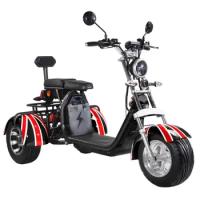 electric scooter 2000w 60v 40ah 3 wheel electric scooter tricycle bike motorcycle