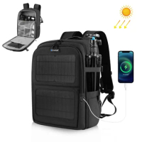 DSLR Photography Outdoor Camera Backpack Solar Energy Backpack Digital DSLR Bag Camera Photo Bag for 14 inch Laptop