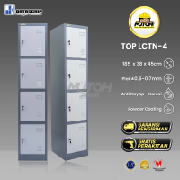 (KHUSUS CARGO) TOP Loker locker besi 4 pintu full plat TOP LCTN4