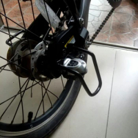 Electric Bike Rear Derailleur Protector for Xiaomi Qicycle Ef1 Avoiding Dae Bike Bicycle Rear Derailleur Guard Rack Protector