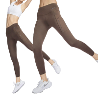 Nike Dri-FIT AS W NK DF 女 棕色 緊身長褲 訓練 運動 高強度 緊身長褲 DQ5695-237