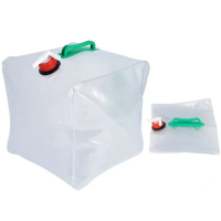 Water bag20公升加厚款攜帶式手提折疊水桶(雙把手便攜摺疊儲蓄取水袋)