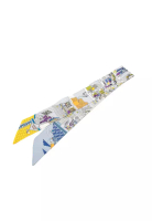 Hermès 愛馬仕 La Maison Des Carres 真絲斜紋圍巾