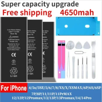 Original High Capacity Rechargeable Batterie for IPhone 11 12 Pro 6S 6 7 8 Plus X XS Max Battery for Iphone Lithium Battery