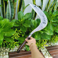Arit rumput bahan baja asli siap digunakan model jawa sabit garut