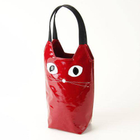 日本製～貓咪 PVC 直立防水手提袋 / 水壺提袋 (共3款)(預購品_下單請先詢問到貨天數)