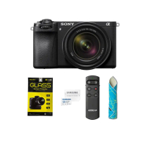 【SONY 索尼】ILCE-6700M+128G記憶卡+CL-50相機魔毯+AODELAN藍牙遙控器+DK鋼化貼(公司貨)