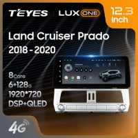 TEYES LUX ONE For Toyota Land Cruiser Prado 150 2018 - 2020 Car Radio Multimedia Video Player Navigation GPS Android No 2din 2 din dvd