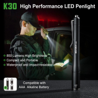 Senter LED Penlight Dual Battery AAA 10880 IPX7 850
