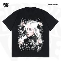 Ebnerwise T-shirt Yeji Itzy Kaos Hitam Pria Wanita Katun Combed 24s