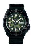 Seiko 精工 5 運動 SKX 系列「迷彩」街頭風格自動腕錶 SRPJ37K1