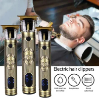 Professional Hair Cutting Machine Wireless Electric Hair Trimmer Digital Display Hair Clipper Men Beard Shaver Barber For Men