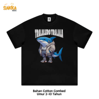 Kaos Anak Baju Anak Anomali Tralalero Tralala / Kaos Tshirt Anak Cappucino Assasino Anomali