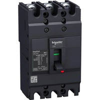 Schneider EZC100F3100 MCCB Easypact EZC100F TMD 100A 3P 3d